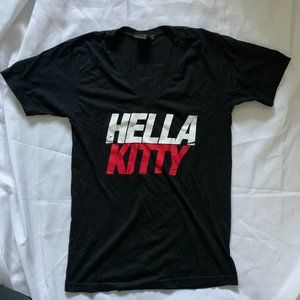 Adapt x Ashley Vee Hella Kitty Black Tshirt
